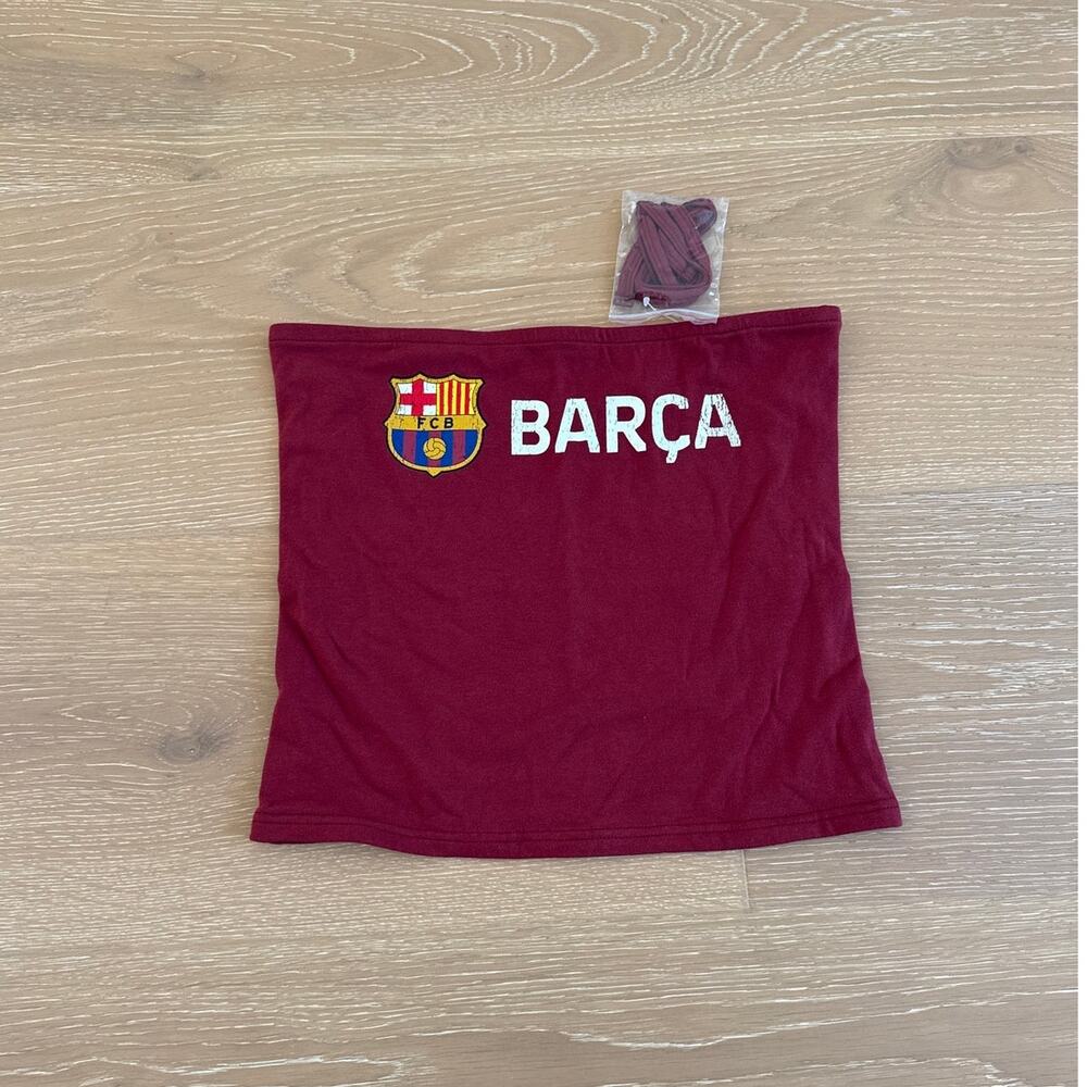 Aeropostale FC Barcelona Tube Top Size M Red